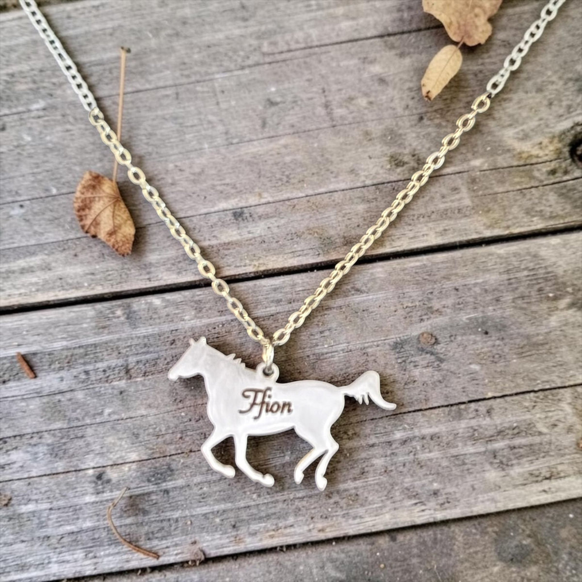 Personalised Horse Necklace