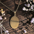 Personalised Oval Necklace