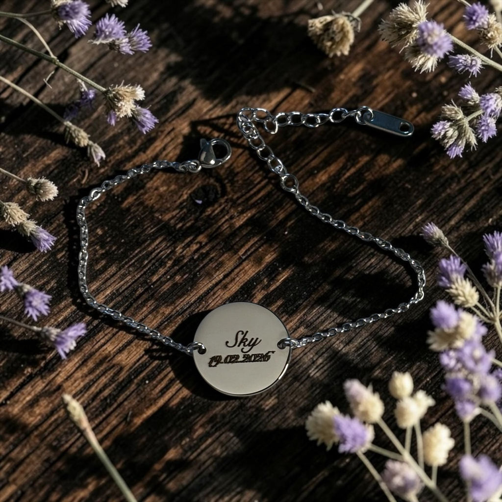 Personalised Coin Bracelet