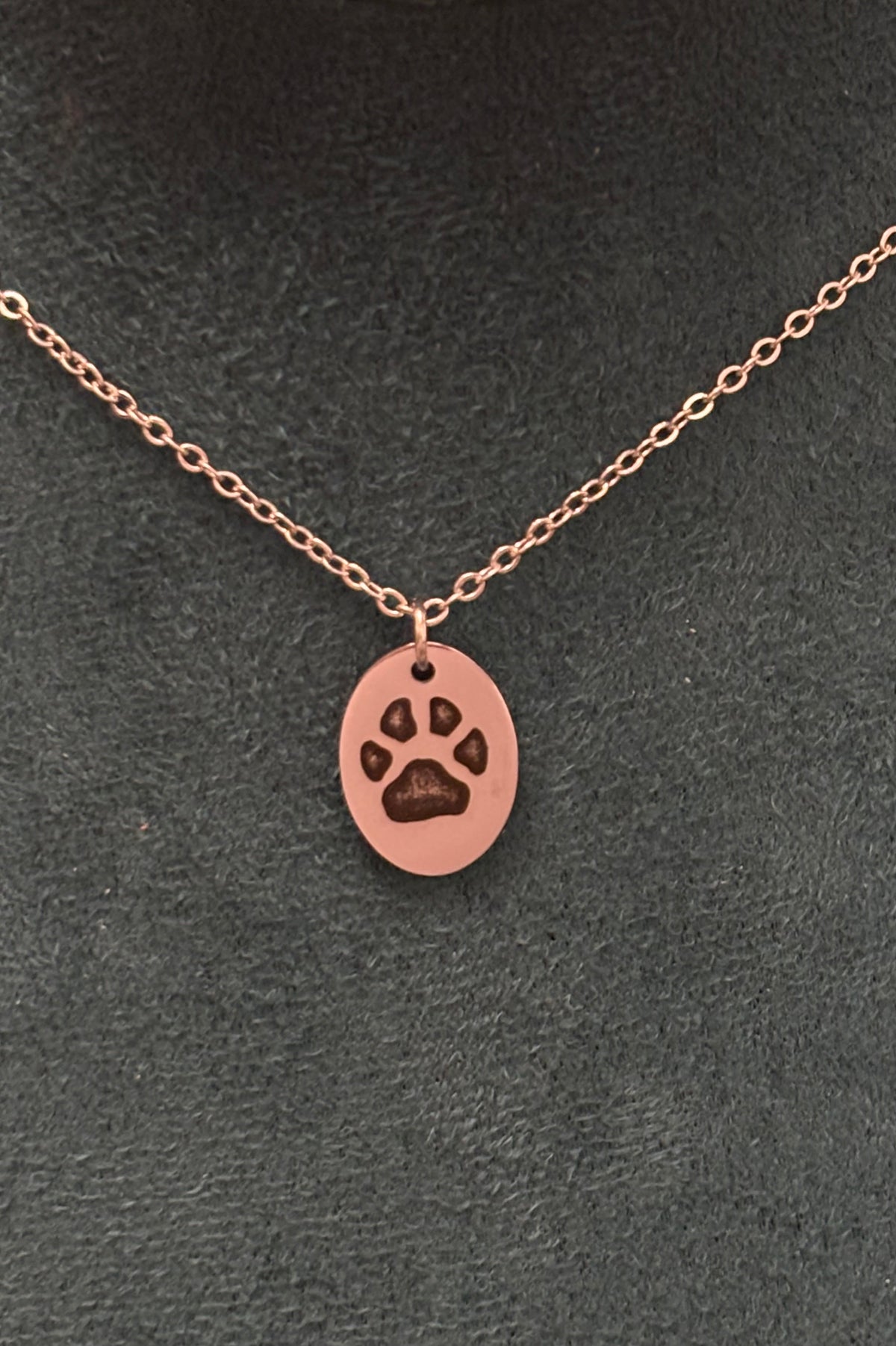 Personalised Oval Necklace