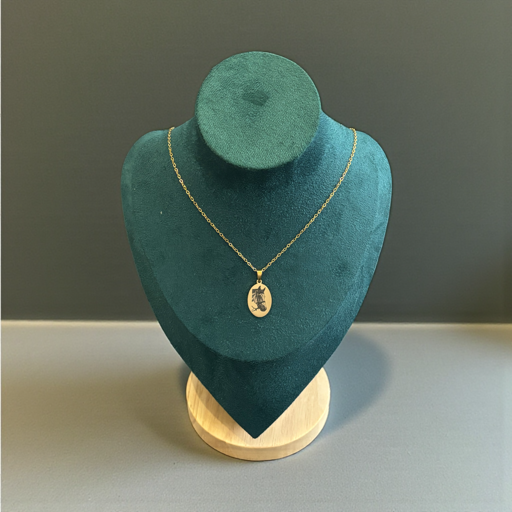 Personalised Oval Necklace