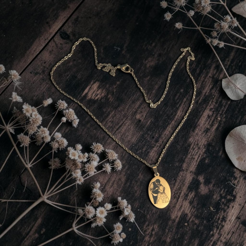 Personalised Oval Necklace