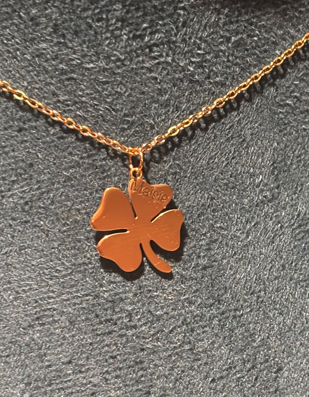 Personalised Clover Necklace
