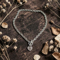 Chunky Necklace with Personalised Heart