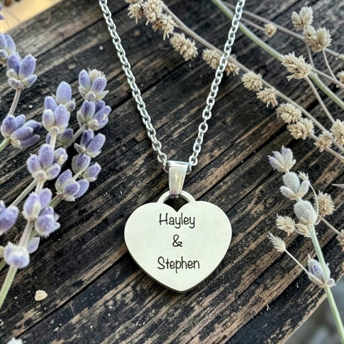 Personalised Heart Necklace